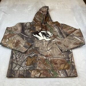 Under Armour Realtree Camo Hoodie Missouri Tigers Logo Pullover Men's